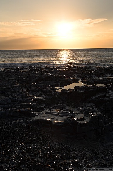 Sunset, Ogmore on Sea