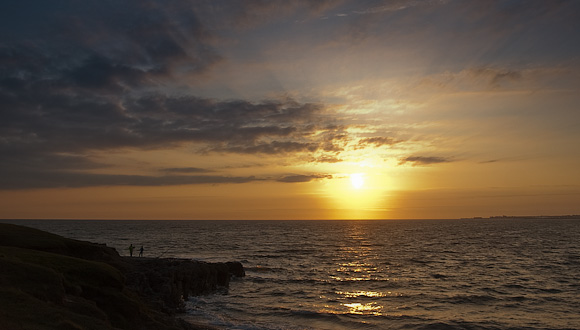 Sunset at Ogmore on Sea