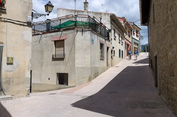 Calle de Pila, where we stayed in Navaridas as guests of I�aki