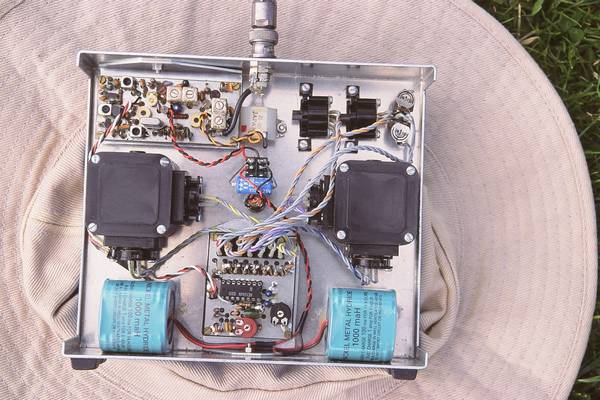 Peter Valentine's 459 MHz outfit. Peter did the boards, circuit design by Pete Christy. Work of art!