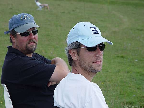 Terry Gravener (left) and Alex
