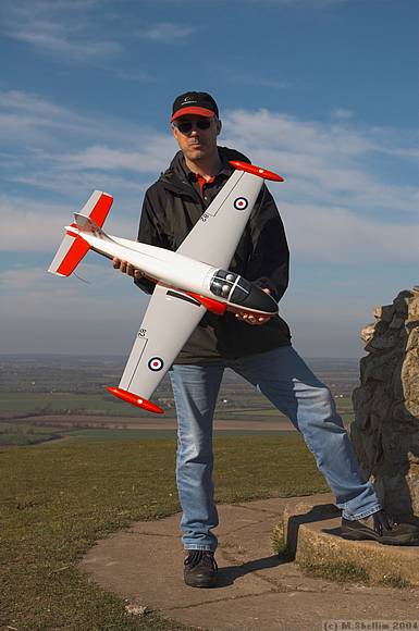 Jet Provost T-3 with designer Andy Blackburn