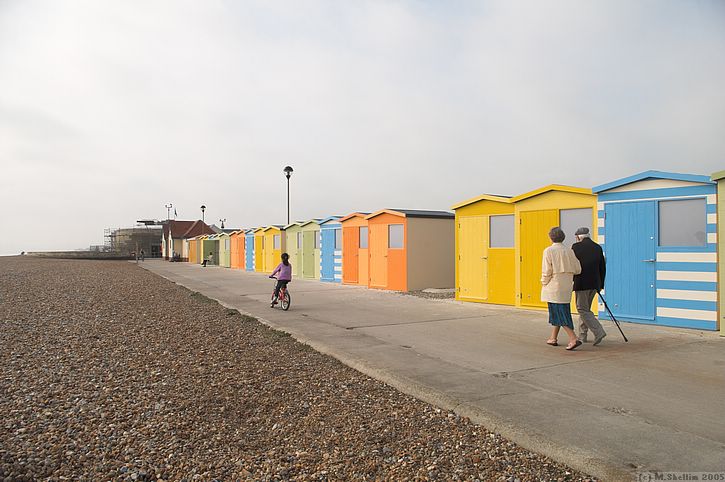 Brand spanking new beach huts