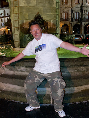 Mark, next to a fountain. Bad sign :-)