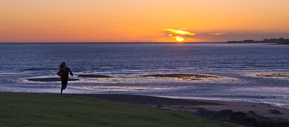 AFTER HOURS. Sunset at Ogmore on Sea. Shot the evening before the competition